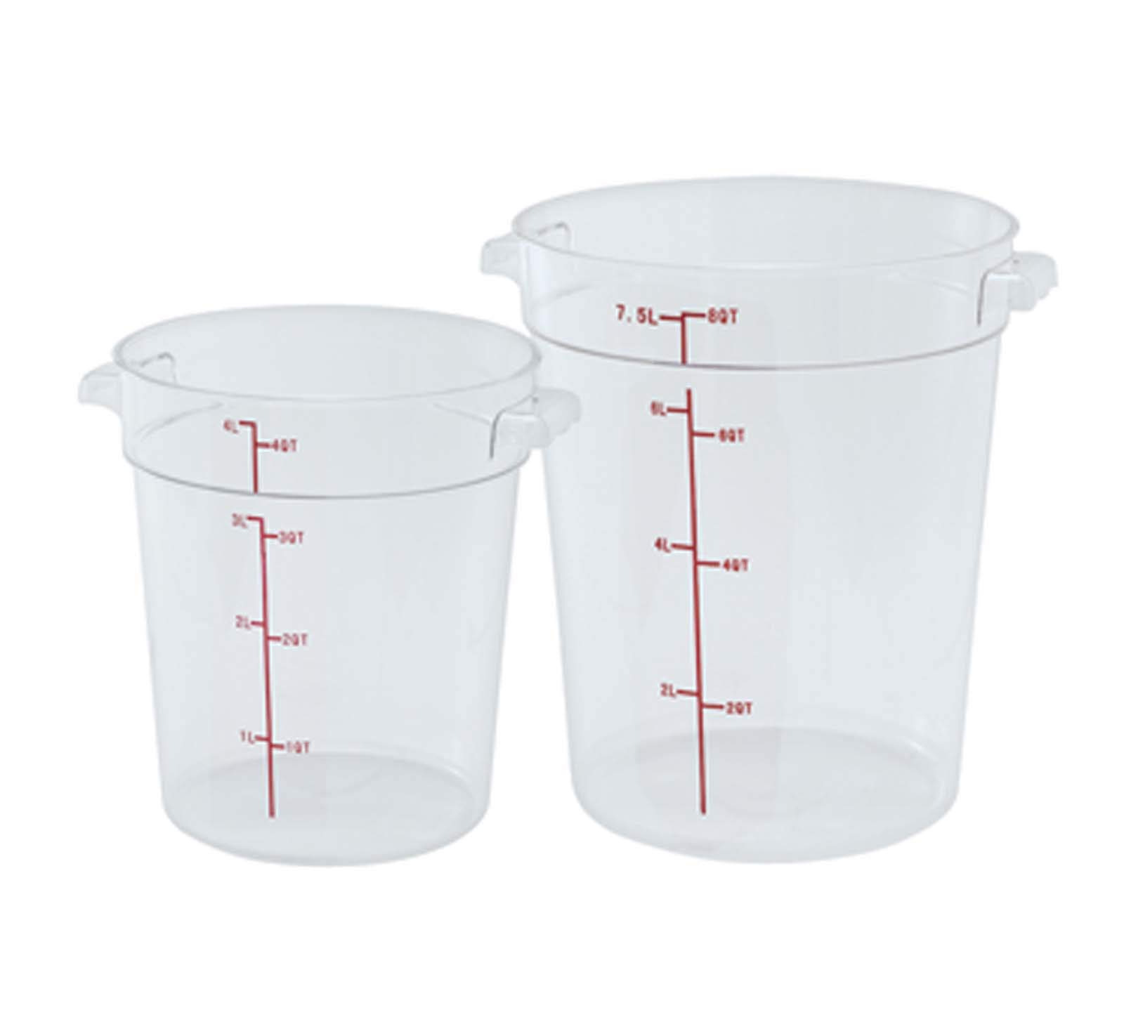 Winco D.W.L Polypropylene Storage Container 18 qt