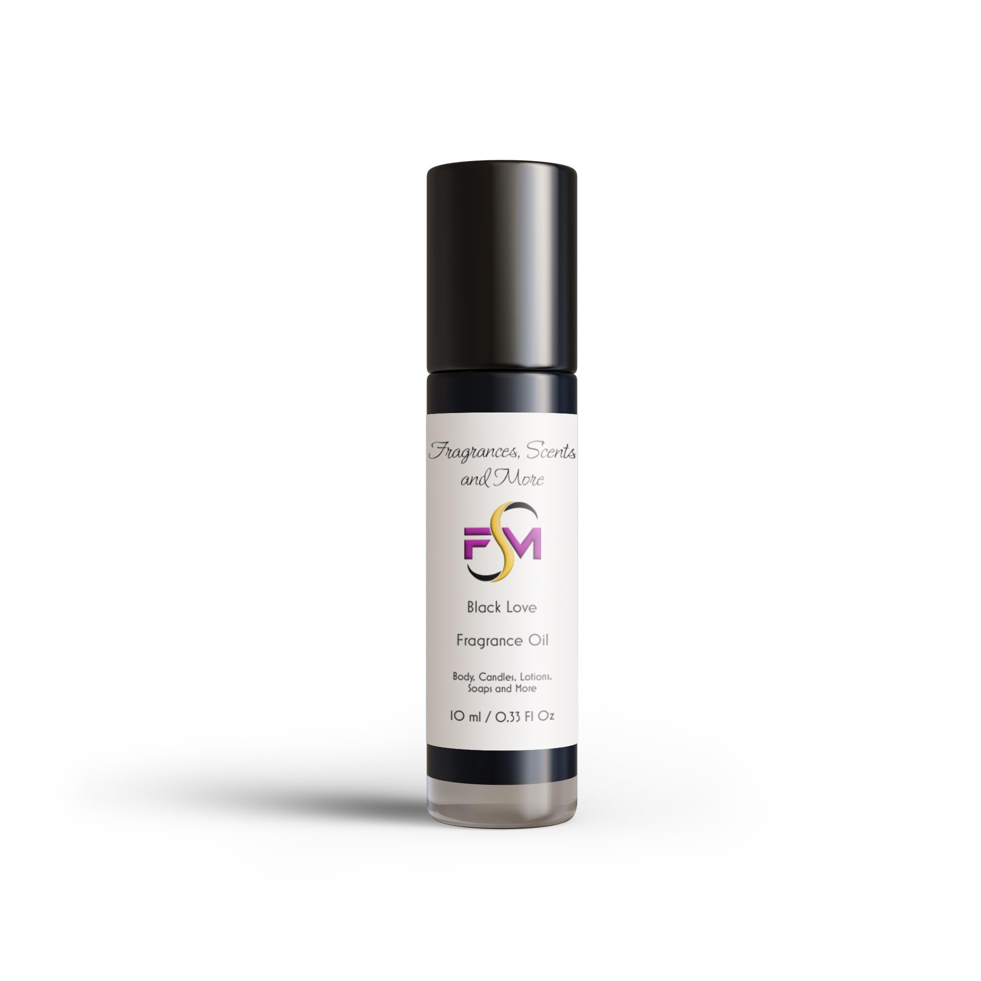 Black Love Fragrance Oil - 0.33 Fl Oz Glass Roll On (10ml)