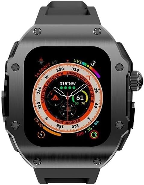 Bracelet de montre en caoutchouc antichoc pour kit de modification iWatch SE