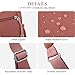 WITERY Crossboby Bags for Women Pocketbooks Waterproof Nylon Multi-Pocket Shoulder Bag Ladies Small Crossboby Purses and Handbags Lightweight Travel Purses Hobo Tote