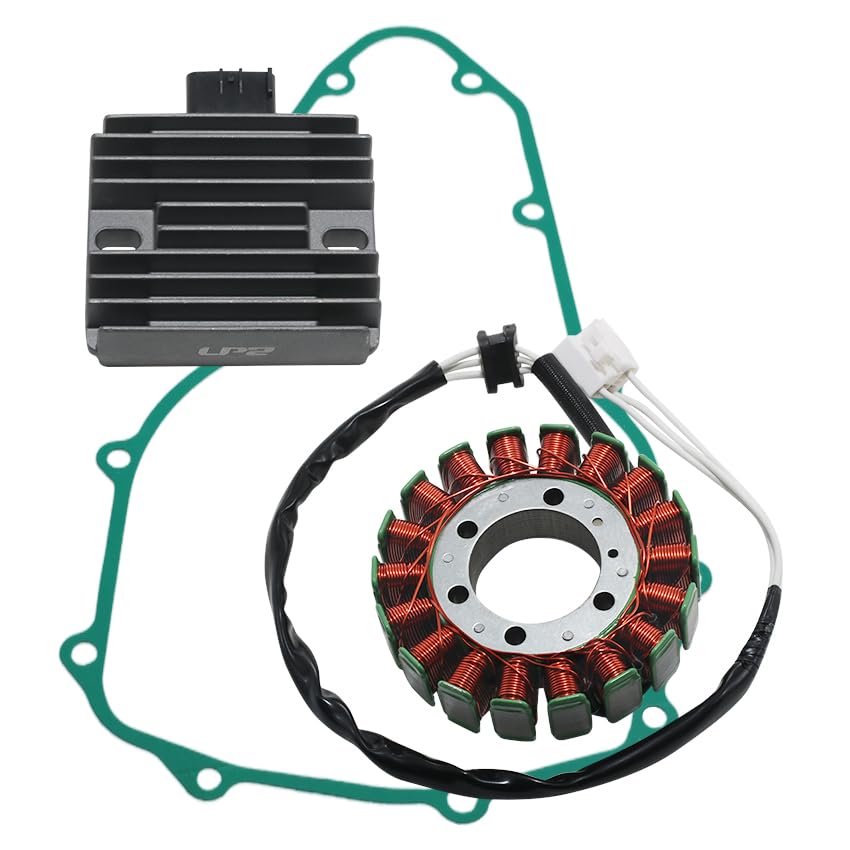 Miniatura 2 de Junta de estator rectificador de bobina de estator para Kawasaki Ninja 400R EX400, EN650 Vulcan 650, Ninja 650 EX650 EX650 ABS,EX650 ER-6F, KLE650
