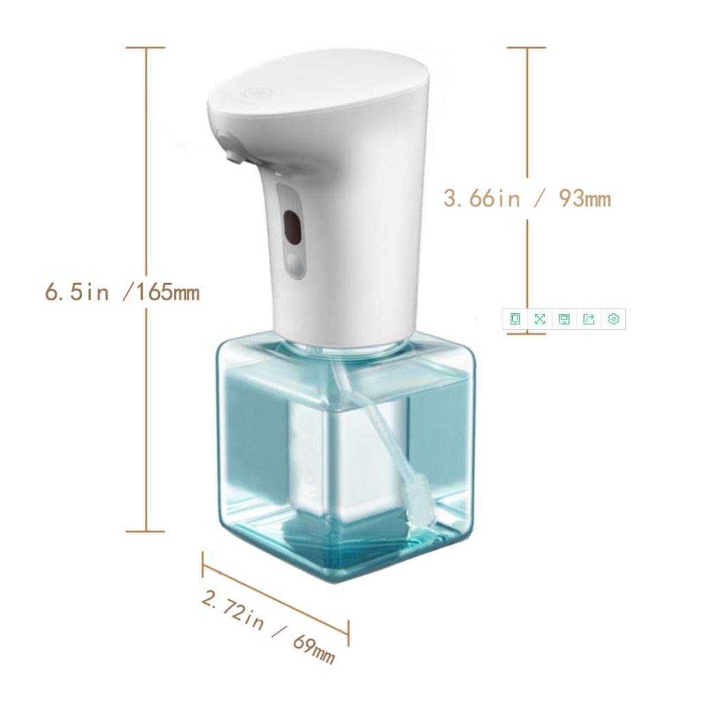Dispenser per Sapone Liquido Senza Contatto Dispenser di Sapone Cucina Bagno Hotel Domestica induzione Hand Sanitizer Macchina da Rondella Mano Dosatore Sapone Ricaricabile