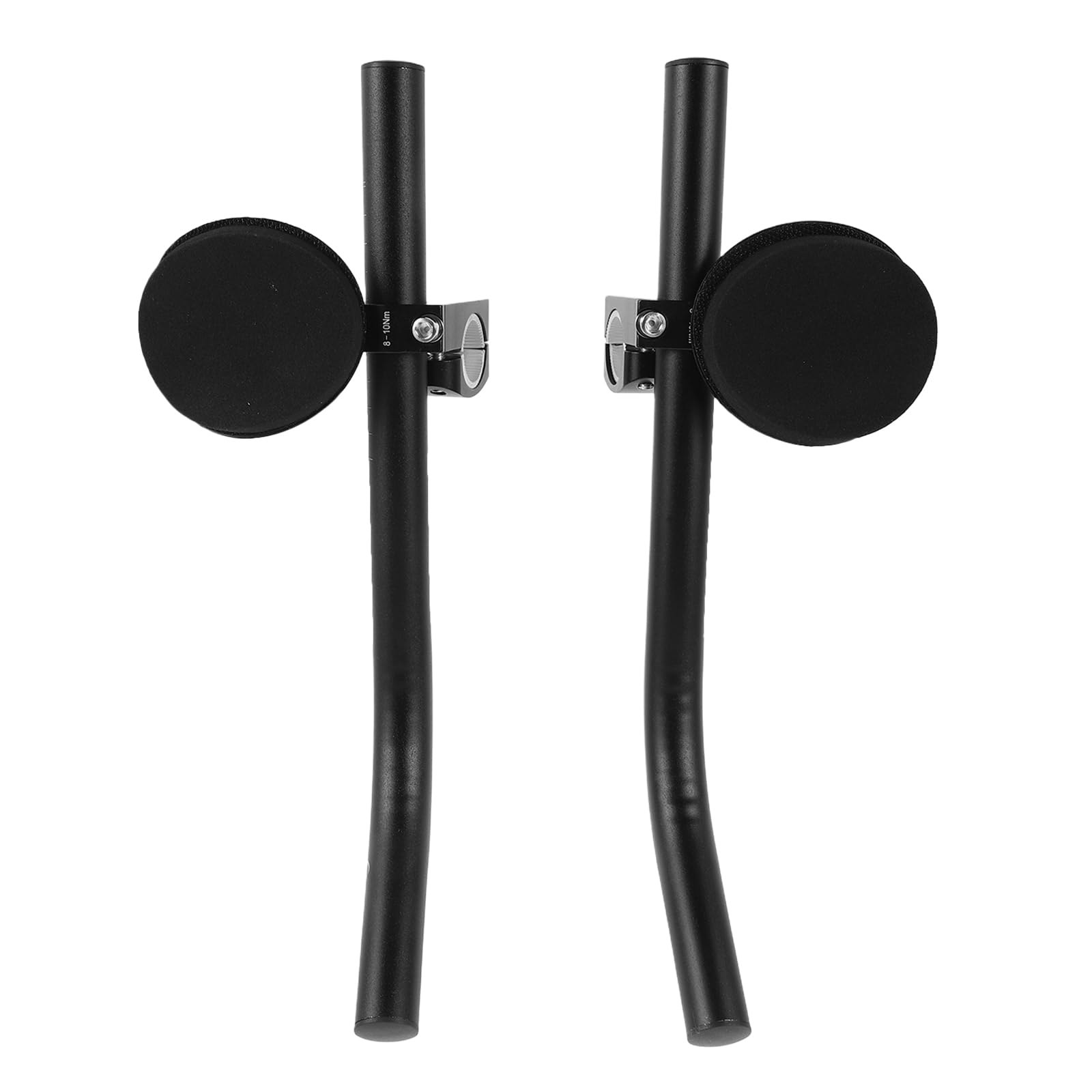 Sosoport Manubrio Bracciolo Aerodinamico in Lega di Alluminio per Bici da Corsa e Mountain Bike, Maniglia Poggia Bici Ergonomica per Ciclismo su Strada e off-Road, Compatibile 31,8/26/25,4