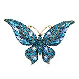 ❤Broche de dama de honor❤ Broche de banda para vestido de novia para mejor amiga, regalo de banquete, accesorios de insectos para ella. Regalo de Navidad para mujeres y niñas. Una bonita mariposa decorativa coleccionable, un regalo de bienvenida para ti o para un amigo especial, familia
