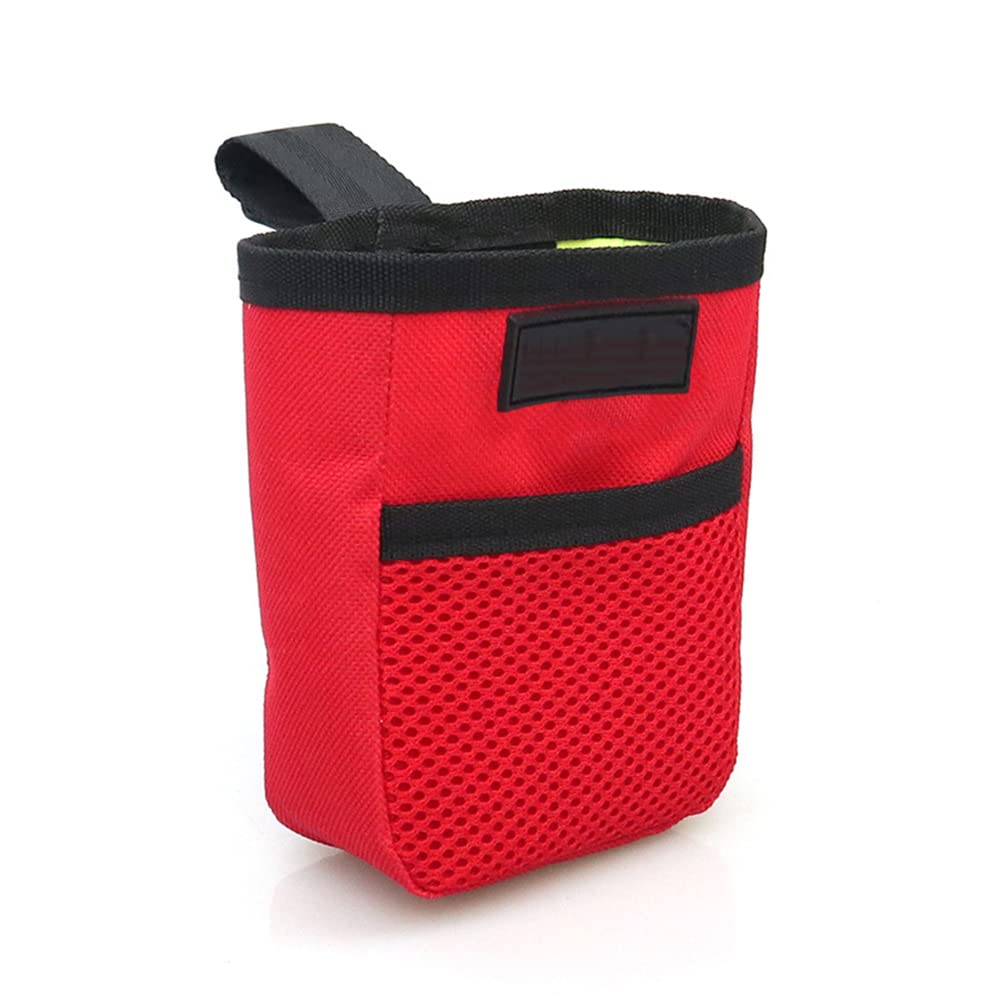 Dog Training Treat Bag Pouch Puppy Treat Pouch Pet Snack Bag Dog Treat Carrier Pouch Lightweight Dog Treat Bags Portable Pet Waist Bag for Walking with Waist Clips Dog Poo Bag Holder Dispenser