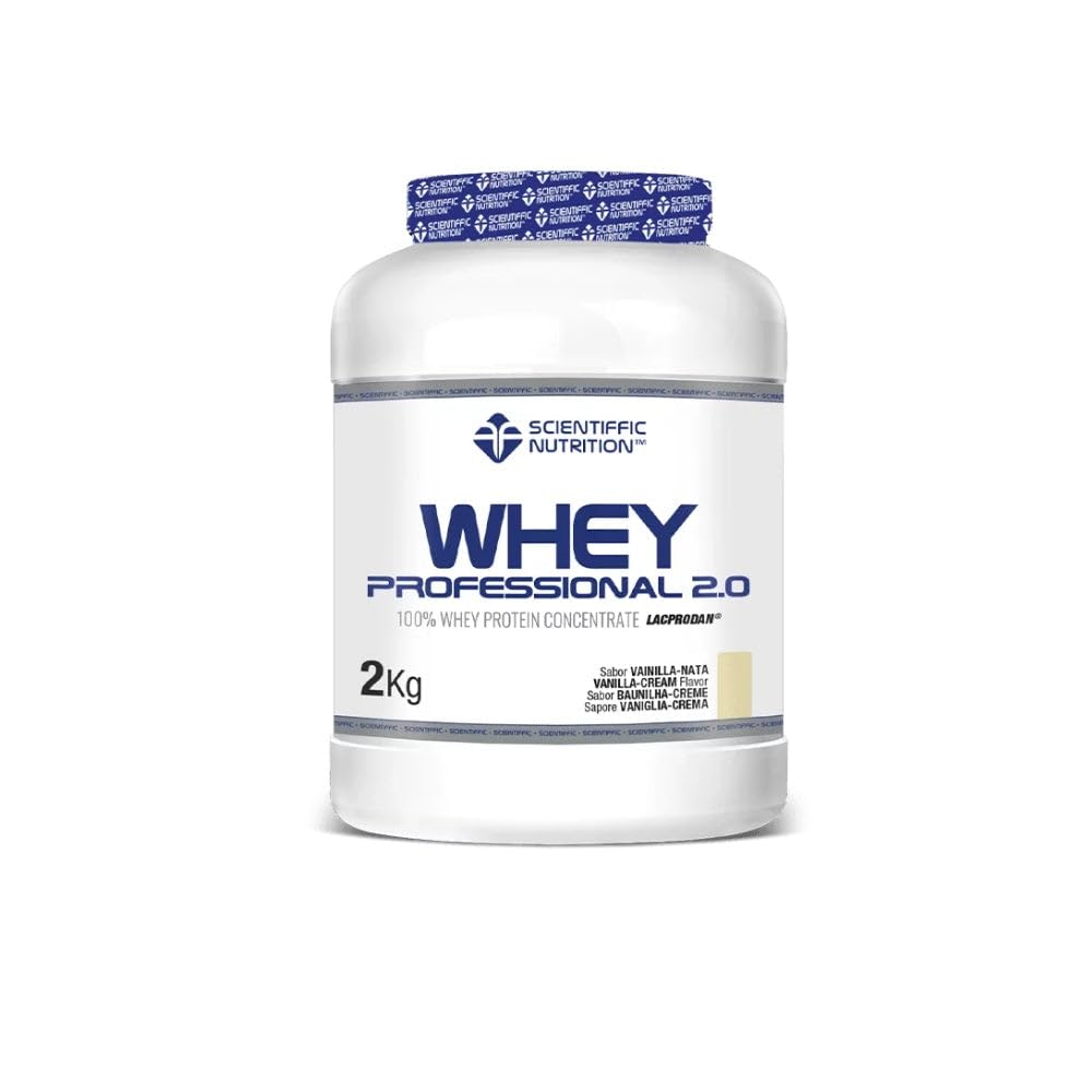 Scientiffic Nutrition Whey Professional 2.0 Proteína en Polvo 100% Pura 2kg Sabor Chocolate