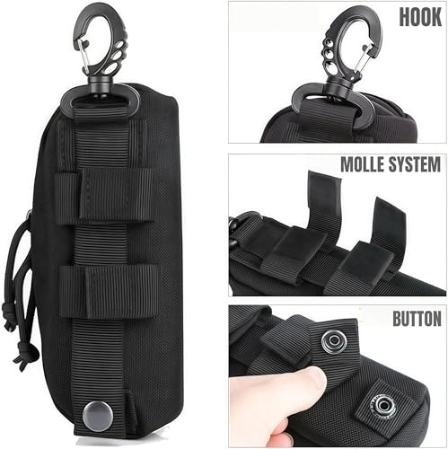 1PCS Taktische MOLLE Brillenetui Stoßfeste Schutzbox Tragbare Brillenetuis Brillen mit Gürtelclip – Bild 5