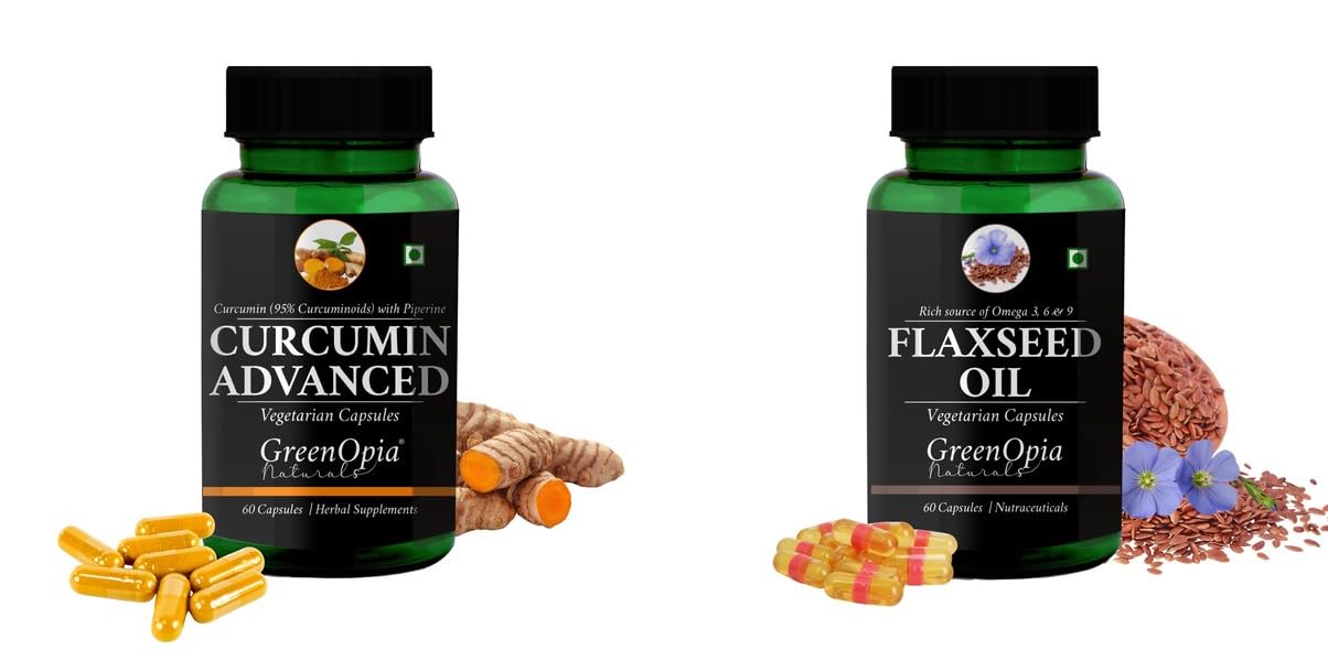 Curcumin C3 Piperine Flax Seed Oil Wellness Daily Vitality 60 CAPSULES-image-23