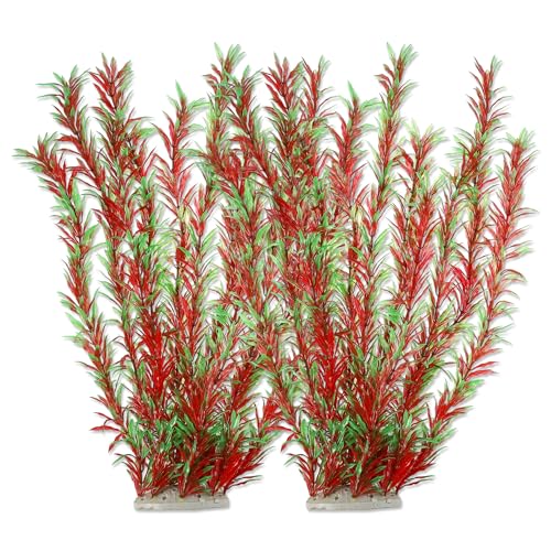 CAPASTEC Large Aquarium Plastic Plants, Tall Aquarium Plants, Big Aquarium Plastic Plants for Fish Tanks Decor, 21.26