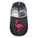ONVAYA® ABS Gästepantoffel | Flamingo | 6er Set | Antirutsch Sohle | Hausschuhe | Filzpantoffel | Gr. 36-45 Gästehausschuhe