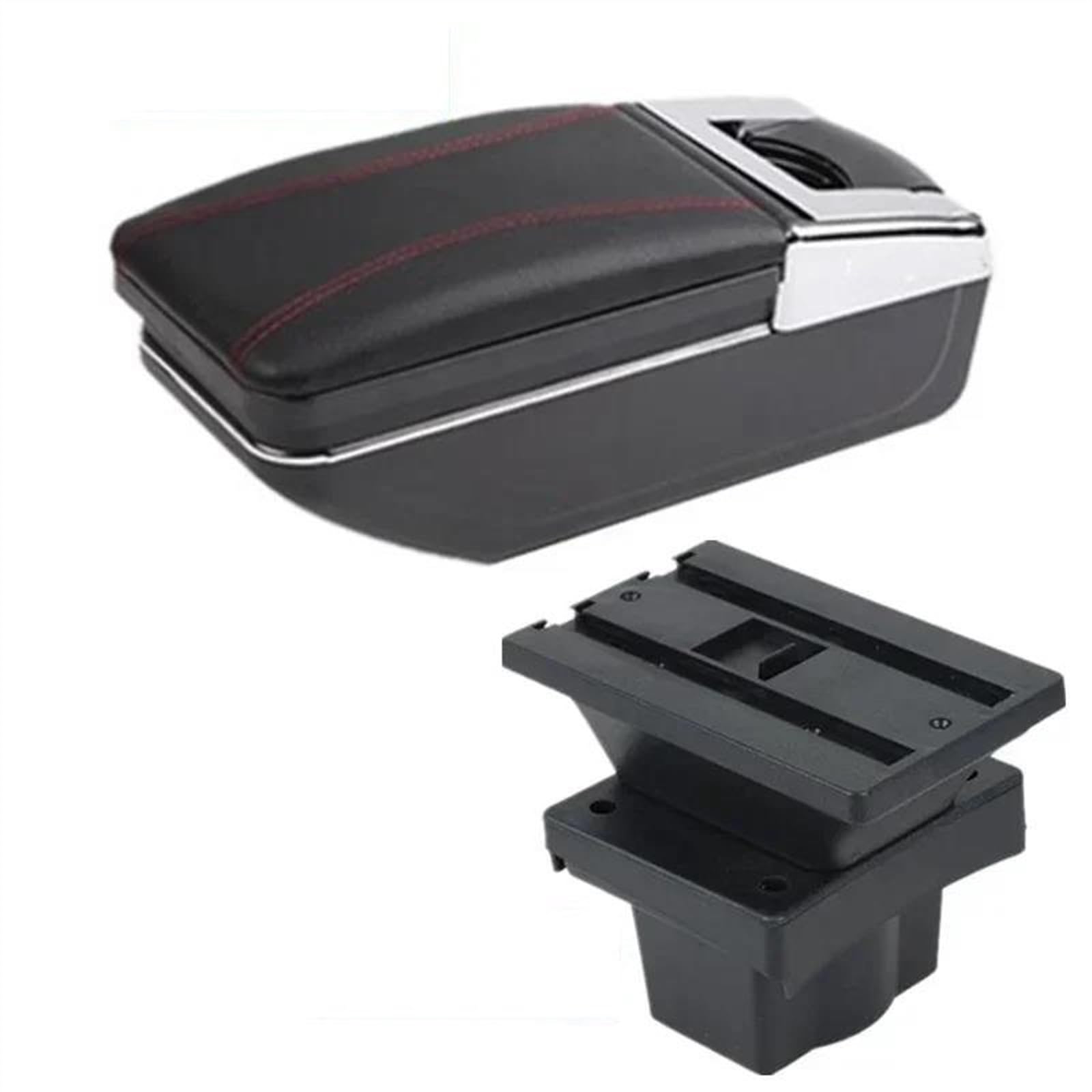 NOHEEU Car Armrest Box 2019-2023 Central Storage With USB Accessories For Virtus For Polo(A red line NO USB)