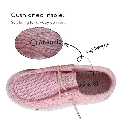 Image of Ahannie Kids Slip On Loafers, Boys Girls Casual Dress Shoes | Lightweight comfort,breathable,school or everyday wear