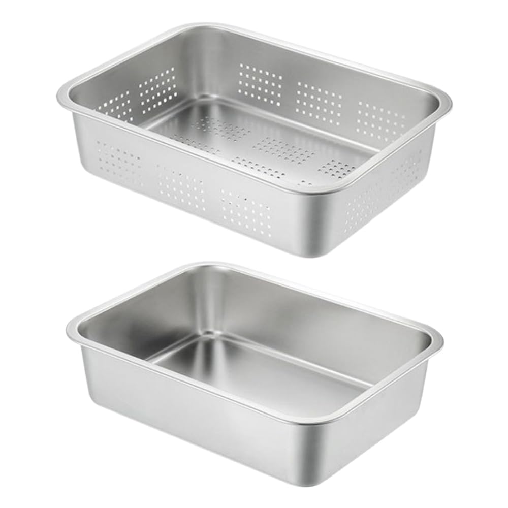 Amazon | Asdays ステンレスバット バット 調理器具 水切り ステンレス