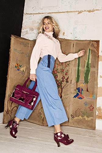 Botas granate Ruby Shoo Seren mujer: calzado cómodo y elegante para vestir 2