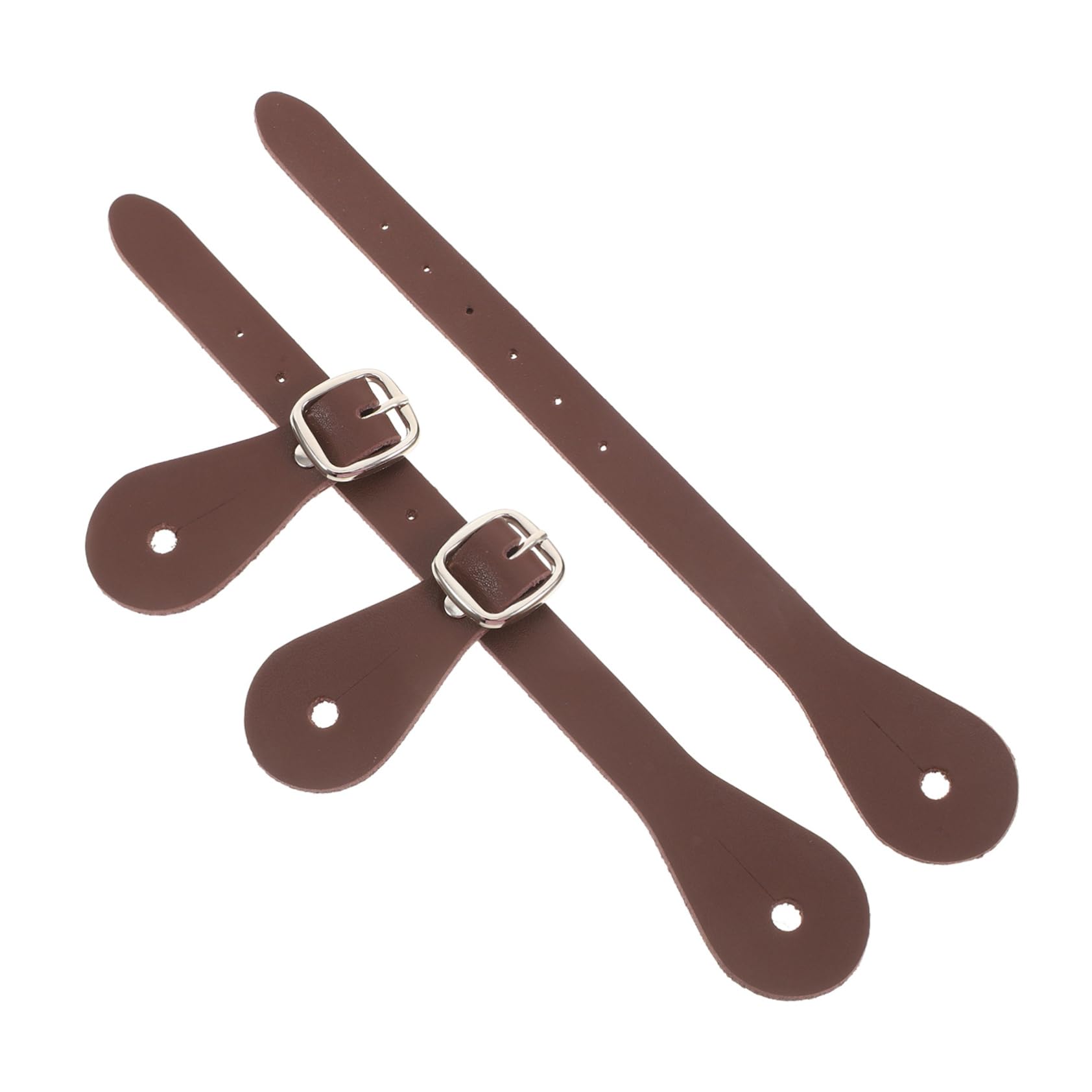 Yardwe Men's Elastic Equestrian Belt Single Spurs Straps Adjustable for Comfort