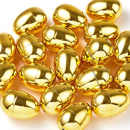 JOYIN 36Pcs Gold Easter Eggs, 2.3