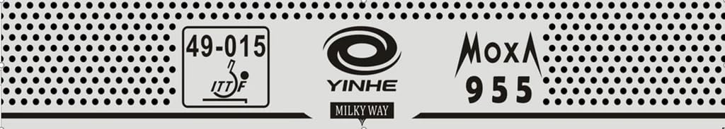 Yinhe 955 Long Pips Out, No Sponge (OX) Table Tennis Rubber, Modern Defensive, Chop & Block Play, Wobble Effect, High Disruption with Control, ITTF Approved. (Black) 3