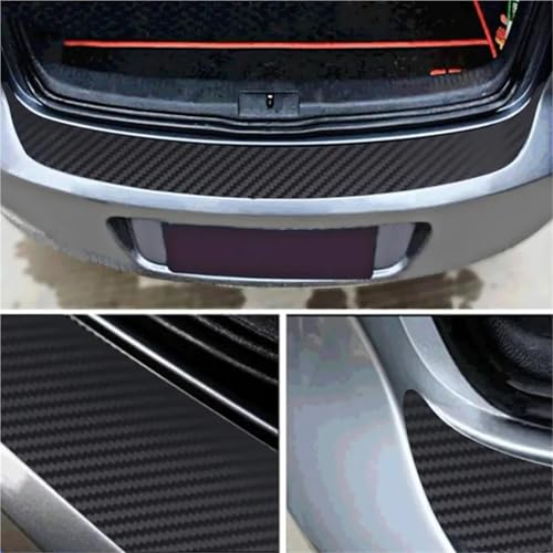 Film 3D en fibre de carbone pour pare-chocs arrière protection de voiture auto