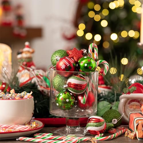 Boules de Noël incassables Valery Madelyn aux détails soignés - 4