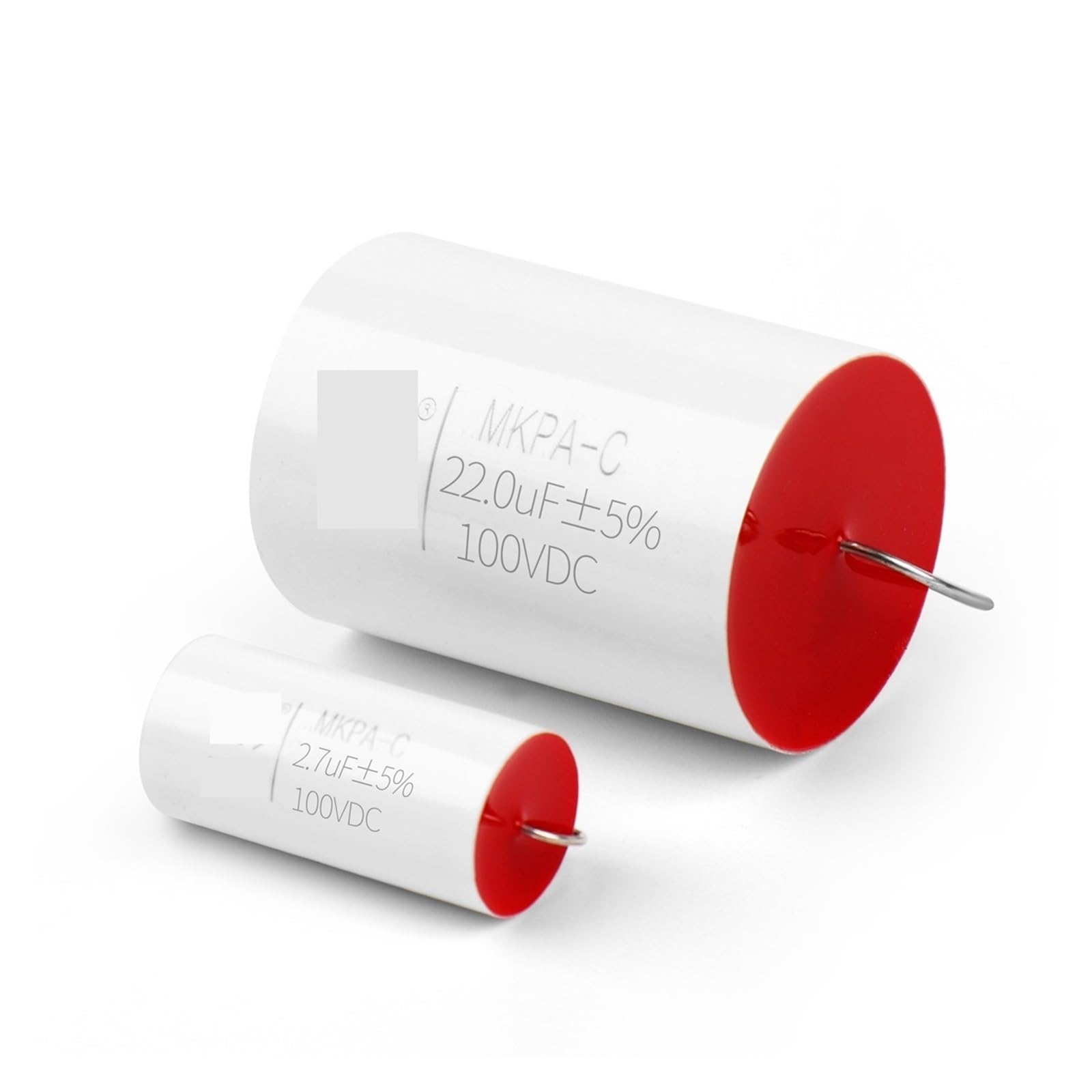 Kondensator do wzmacniacza audio 2 szt. Kondensator HIFI Audio z metalizowaną folią polipropylenową crossover 100 V (100 V 4,7UF)