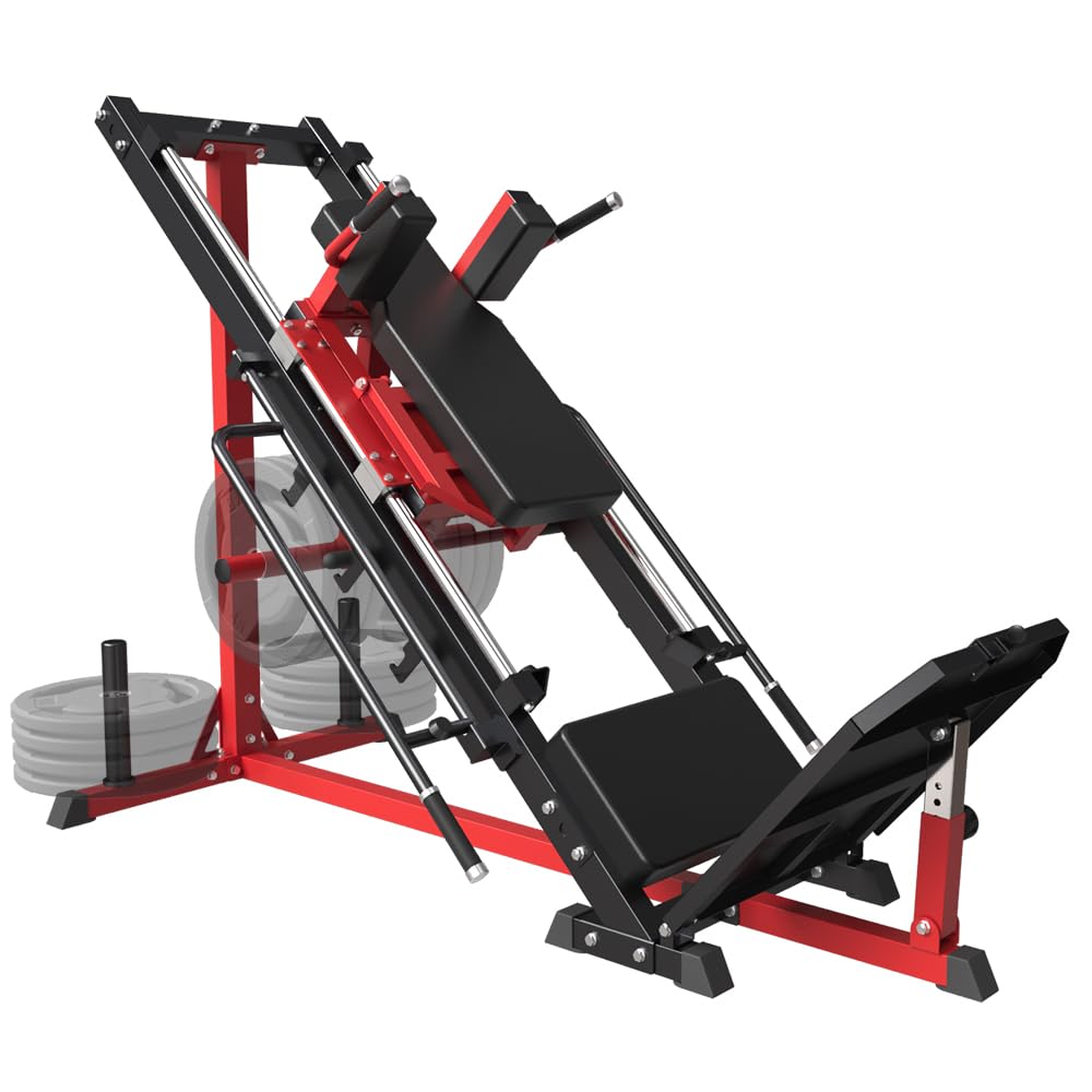 Buy SPART Leg Press Hack Squat Machine, Professional Adjustable Leg Exercise Machine with Linear