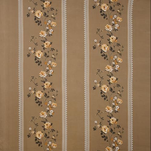 Image of VOMZER Cotton Feel King Size Flat Bedsheet for Double Bed, 1 Cotton Feel Bed Sheet Double Bed (90x100 Inches) with 2 Frill Pillow Cover, Beige Lily