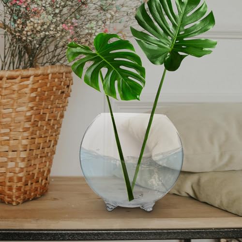 Jarrón de vidrio de diseño elegante y funcional para flores 6