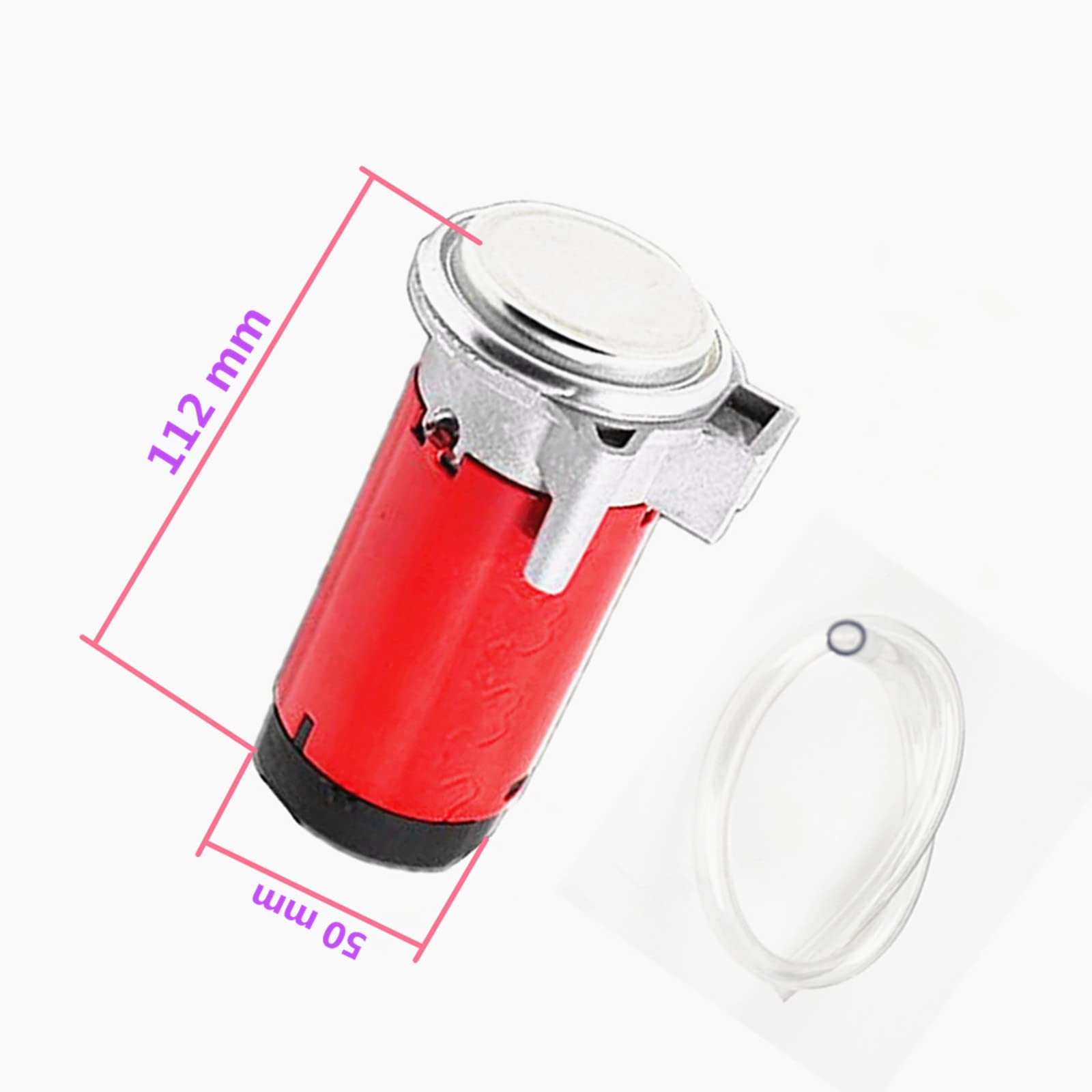 Compresseur à Air 12V Pour Klaxon De Voiture/camion/bateau - Moteur De Klaxon Puissant - Noir Chromé - Universel