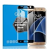 対応 Samsung Galaxy S7 Edge 用の フィルム 【3D曲面】Galaxy S7 Edge SC-02H SCV33ガラスフィルム 【日本製素材旭硝子製】業界最高硬度9H/99%高透過率/3D Touch対応/自動吸着/気泡ゼロ Samsung Galaxy S7 Edge液晶保護フィルム