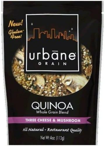 Urbane Grain Three Cheese and Mushroom Quinoa, 4 Ounce - 6 per case.
