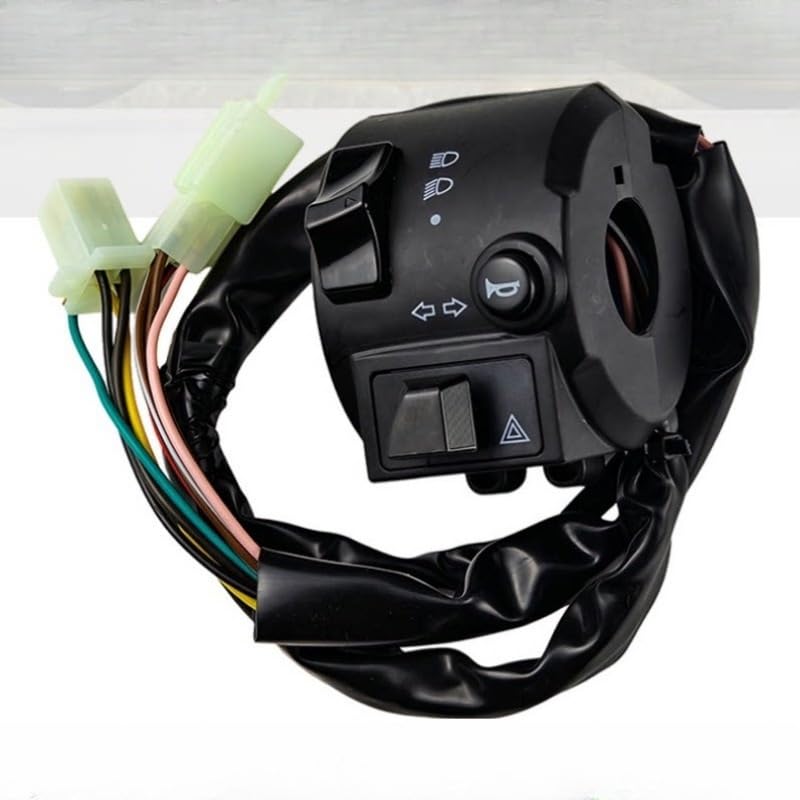 Control de luz de doble flash e intermitentes para manillar de moto 2