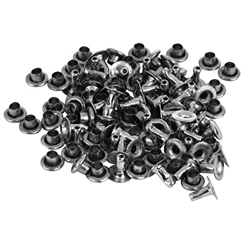 協進エル 附属金具 片面カシメ 極小 Φ5/4.5mm 50コ入 ニッケル 1175505-01 75505-01