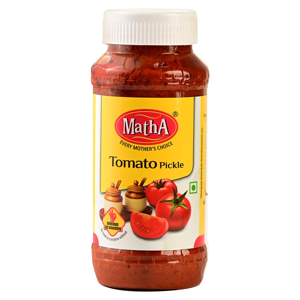 MathA Tomato Pickle, 500 GM | Authentic Telugu Style Tamatar Achar | Traditional South Indian Taste | Homemade Andhra Pickles | With Tomato Pieces, Tamarind Paste & Mixed Spices-image-49