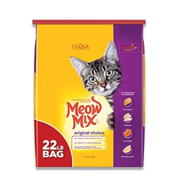 Meow Mix Original Choice Dry Cat Food, 22 Pound Bag • to
