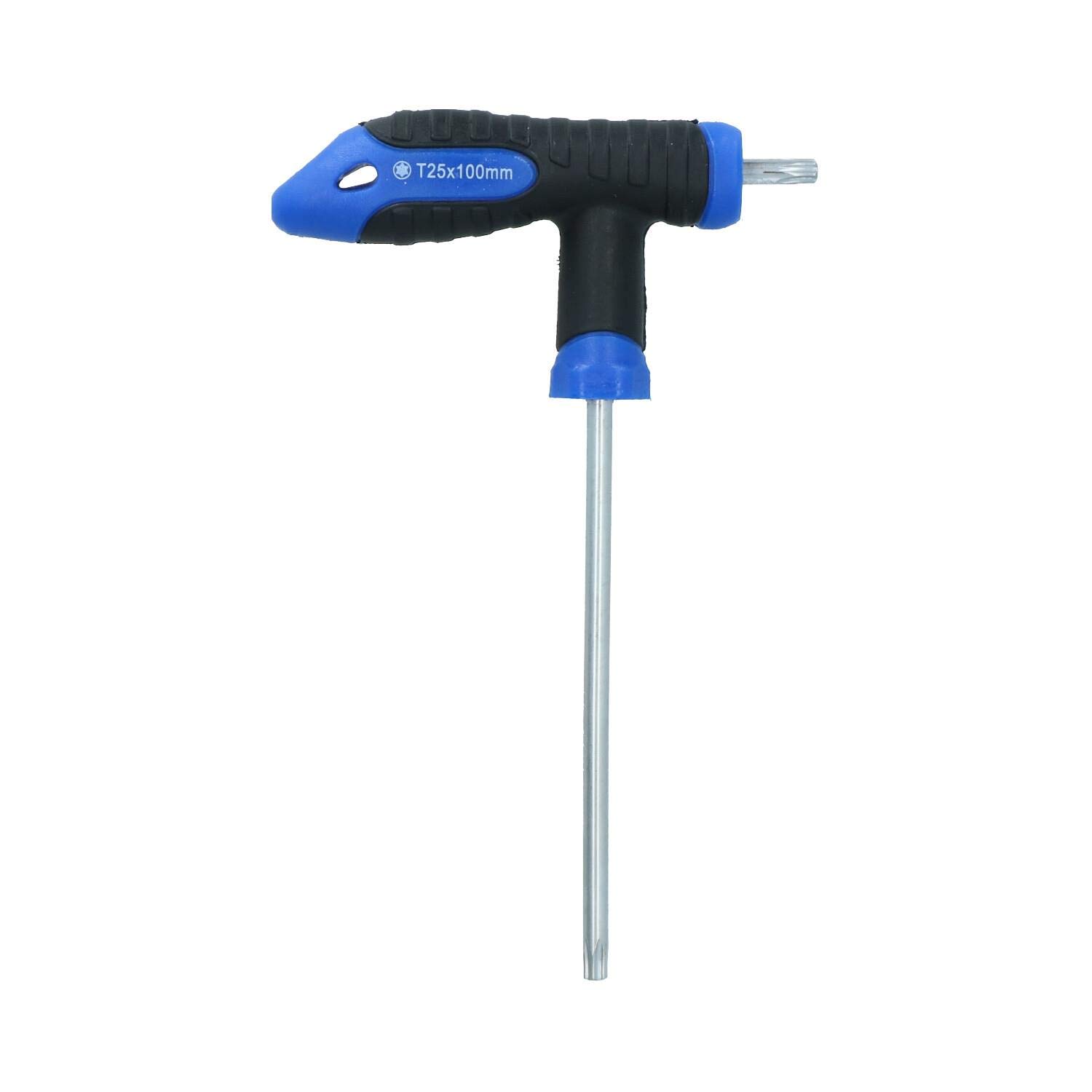 Ab Tools T25 T-Handle Torx Screwdriver Star Key Tamper Torx Tool Chrome Vanadium Steel