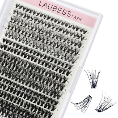 Ciglia Finte Ciuffetti Extension Ciglia 300 Pezzi Makeup Fai Da Te Lash Extender Extension Ciglia Fai Da Te Riutilizzabili Lash Extension Kit Ciglia Ciuffetti (20D/40D/50D-0.07D-Mix8-16)