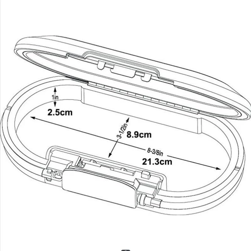 Coffre-fort, Serrure à combinaison personnelle Portable, coffre-fort for stockage de bijoux et téléphones portables(blanc)