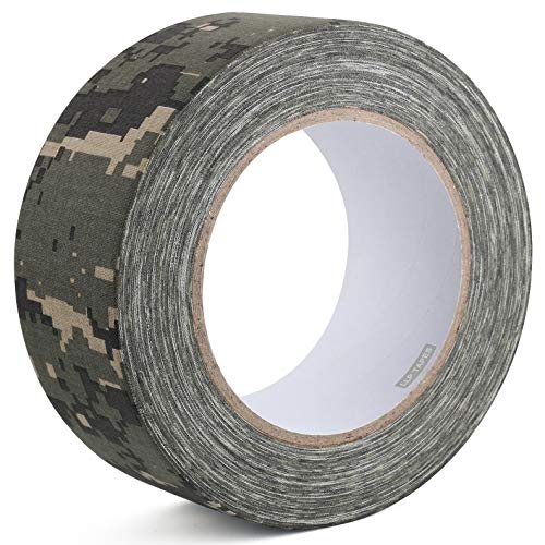 LLPT Camouflage Tape 2â€ x 30 Yards Premium Gaffer Tape Heavy Duty None Reflective Removable Adhesive for Digital Electronics Outdoor Gears (GTC232)