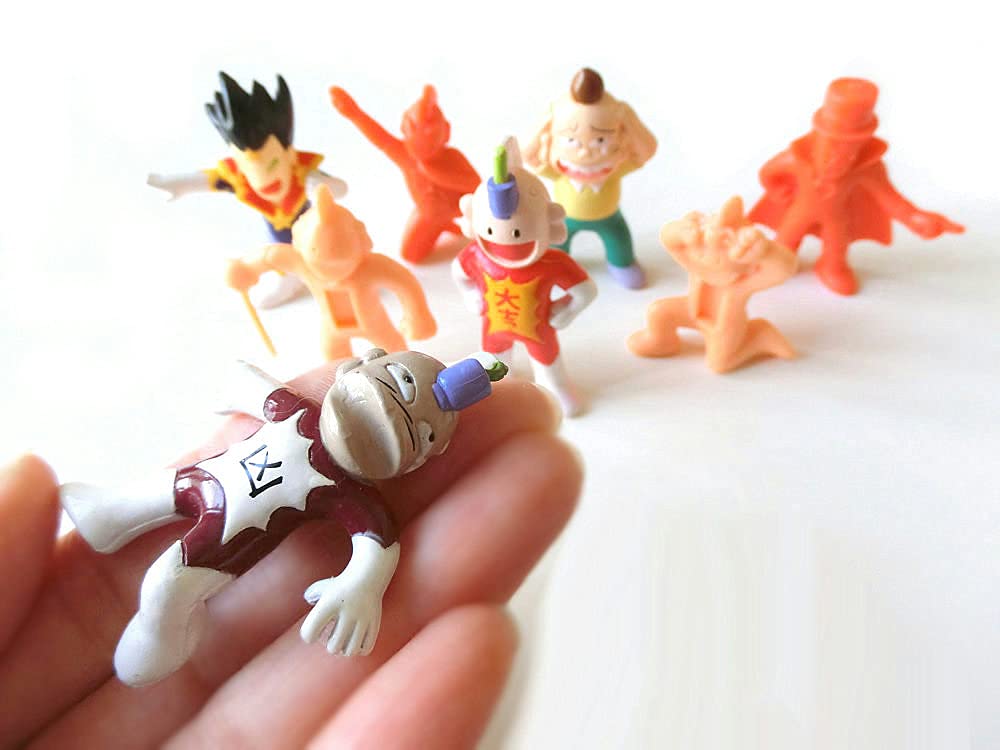 レア！ラッキーマンフィギュア7体 レア ラッキーマン フィギュア7体セット - メルカリ