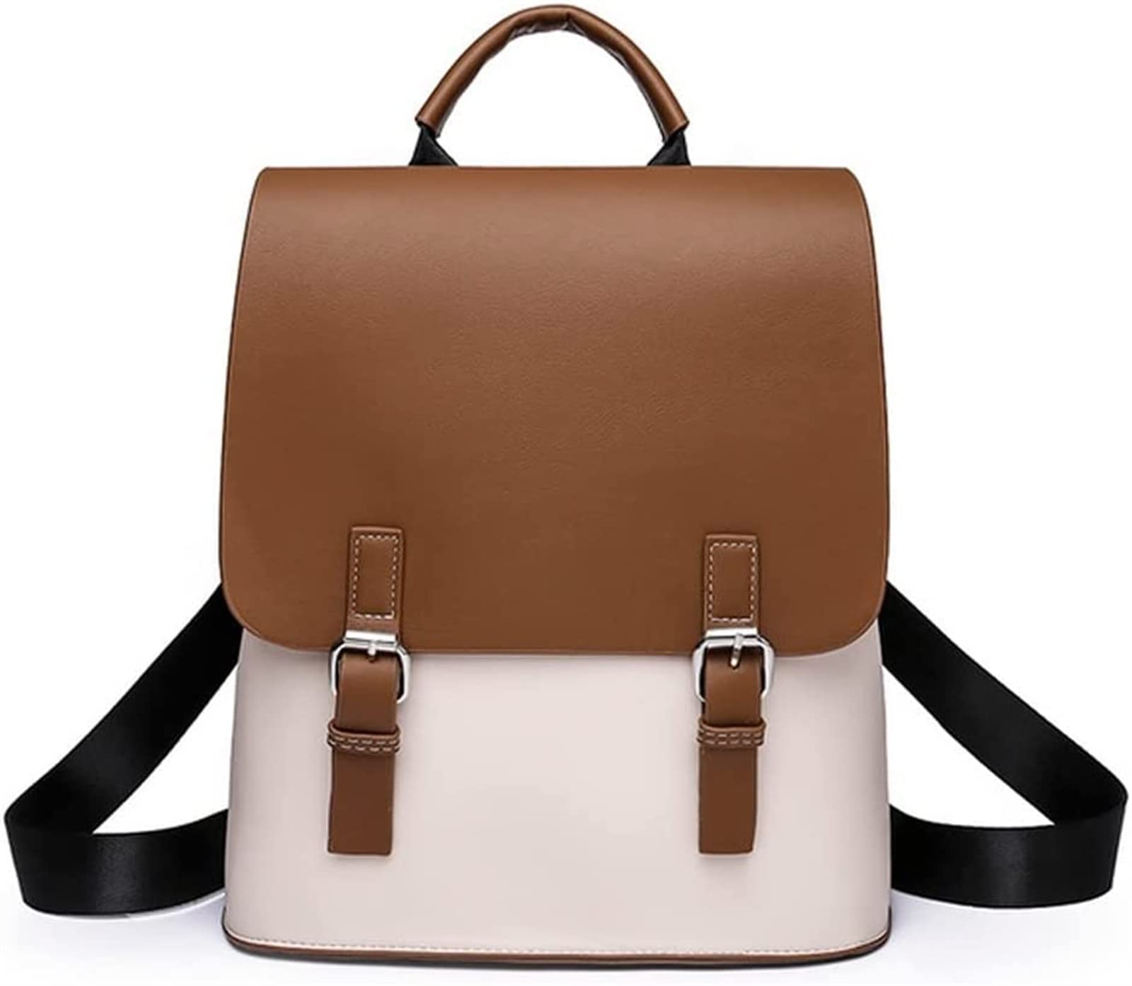 Bolsos de Mochila for Mujer Mochilas con Solapa Trendy Trend School Travel Bag Bolso de Cuero