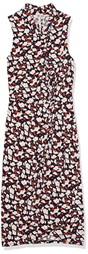 Image of Amazon Essentials Women's Sleeveless Faux Wrap Dress with Crossover Twist Neck