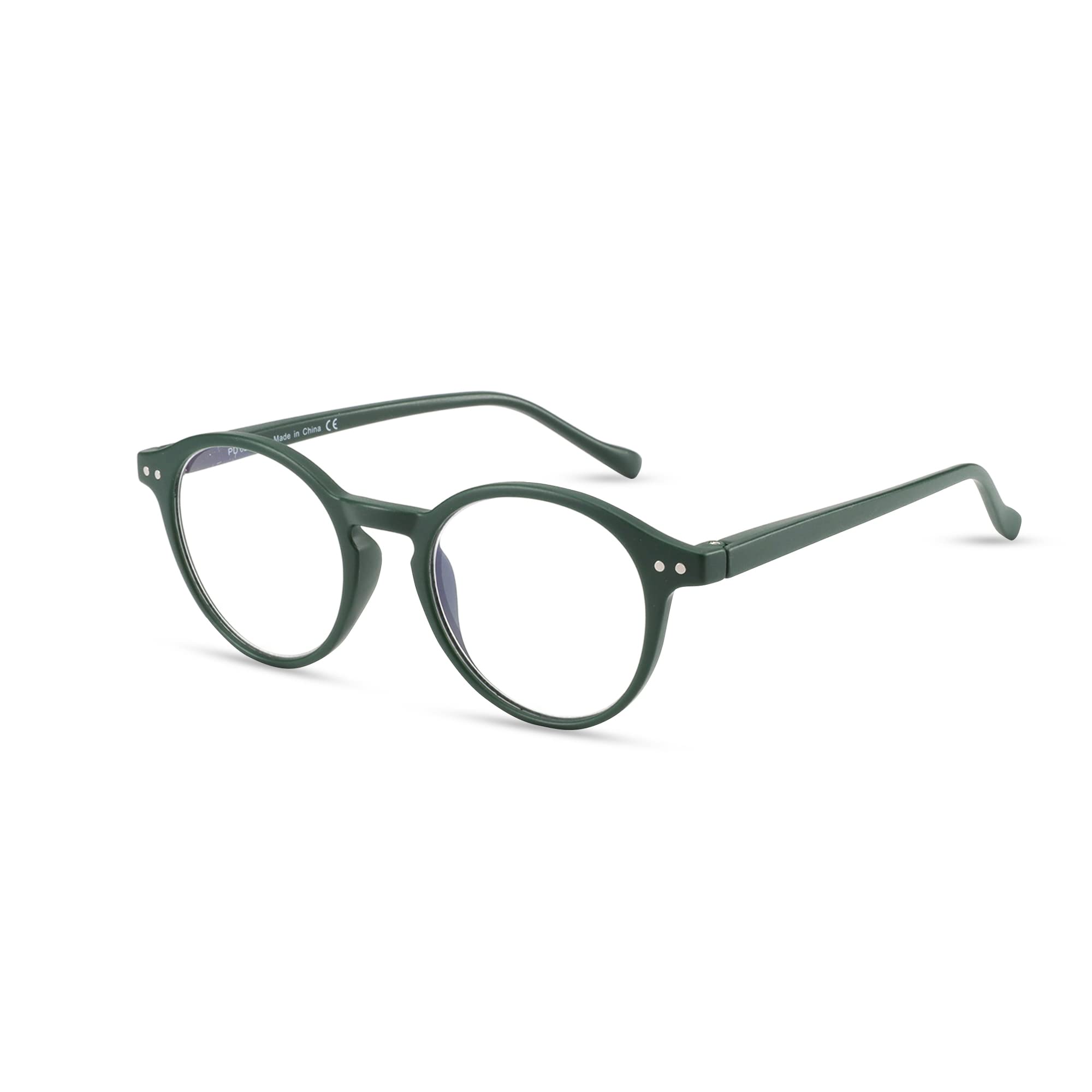 ZENOTTIC Occhiali da Lettura Presbiopia Anti Luce Blu con Lenti Antiriflesso Uomo e Donna Leggero Telaio Rotondo Vintage Occhiali0.0 1.0 1.5 2.0 2.5 3.0 3.5