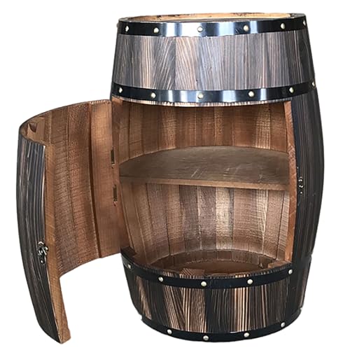 Armoire de baril pour stockage de whisky dans un salon ou une cave en bois