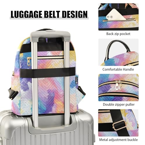 Mochila de mujer de 12.5 pulgadas antirrobo para evitar robos diarios 4