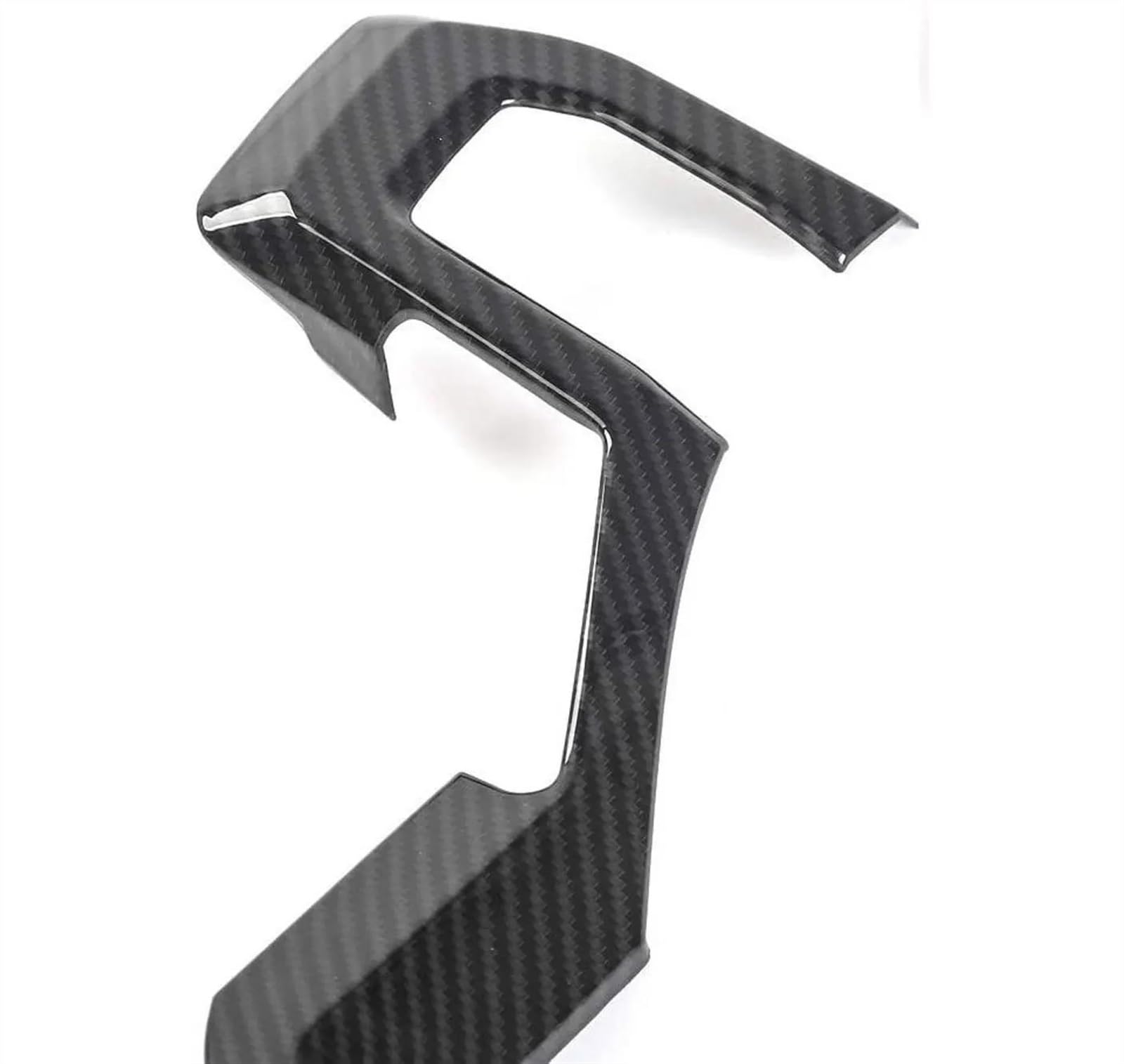 Volante in Fibra di Carbonio Pannello Laterale Copertura Adesivo Modanatura Protezione per Ford F150 F250 F350 2015-2018 (Color : Red)
