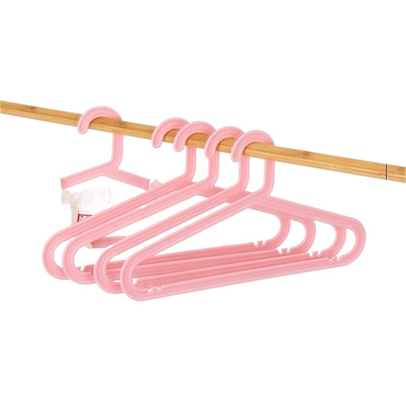 Clothes Hangers Non-slip Hanger Household 10Pcs/Pack Plastic Clothing Hangers，Used To Hang Clothes(Pink)