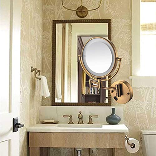 Miroir maquillage rétractable double face réglable pour éviter la fatigue visuelle - 7
