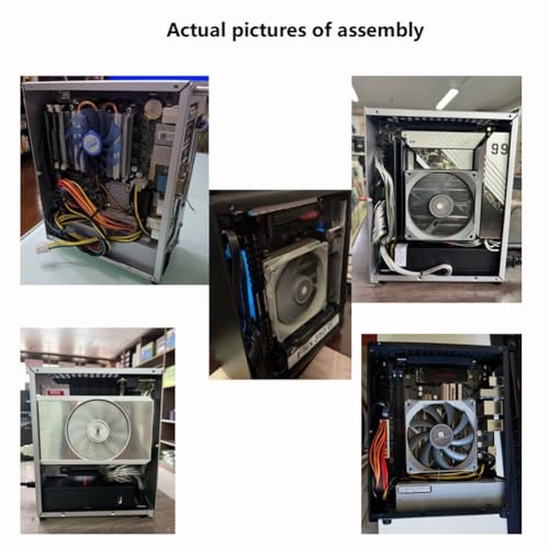 Gabinete para PC Mini ITX A07, chasis HTPC negro, carcasa para computadora personal con USB 3.0, fácil instalación miniatura 7