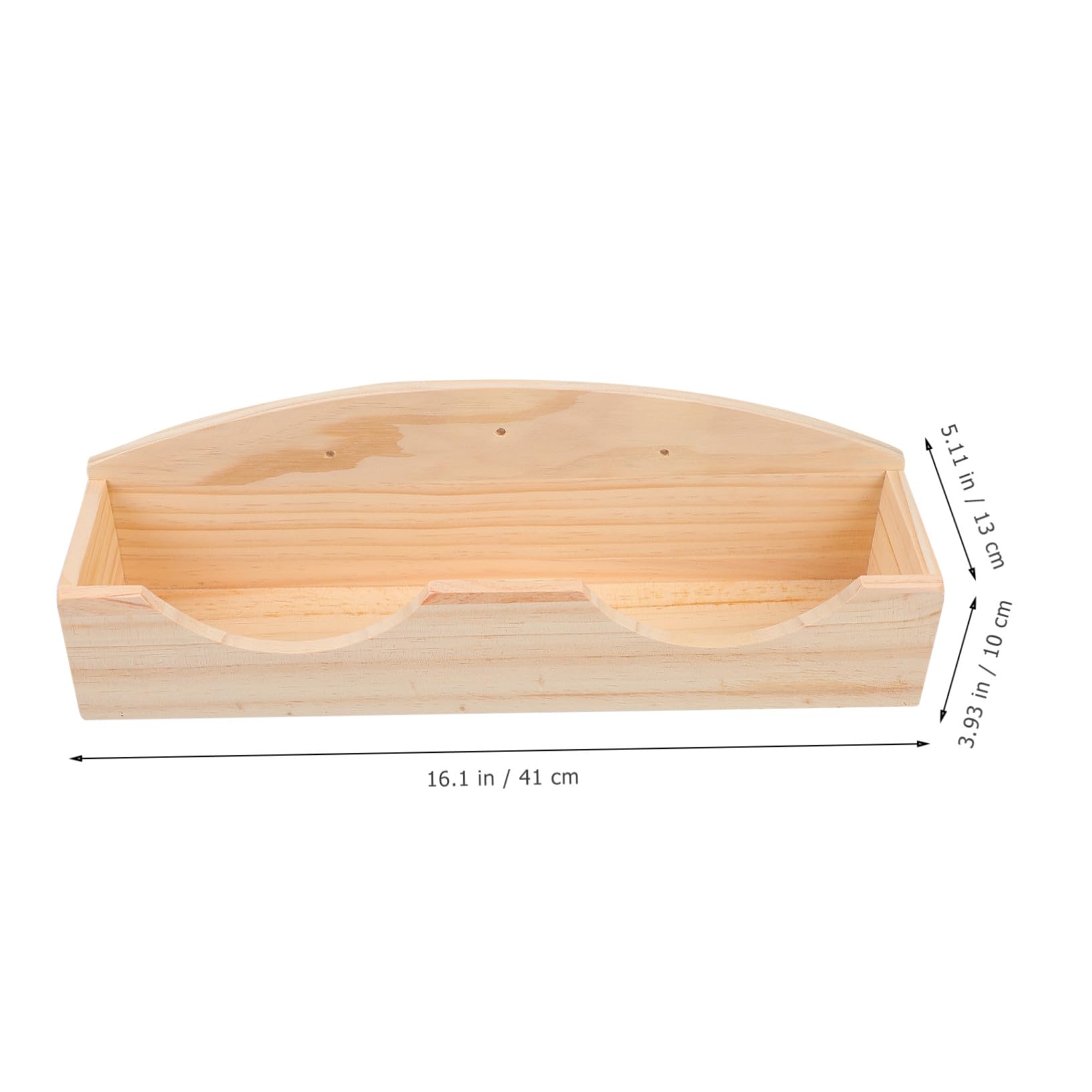 Kaninchen Futterspender Holz mit Grashalter Futterkorb für Kleintiere Meerschweinchen Zubehör Haustierkäfig