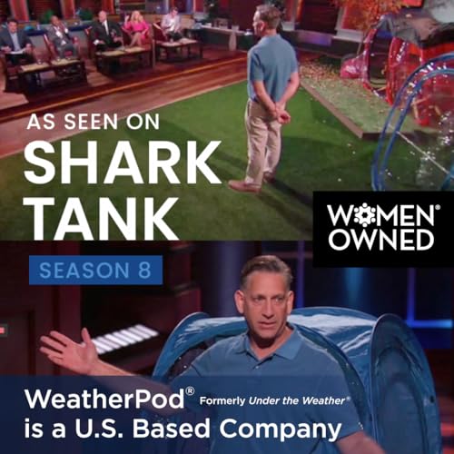 WeatherPod® The Original Shark Tank MyPod™ Small 1-Person Pop-Up Pod - Stay Warm, Dry, and Out of The Sun - Weather Pod for Sports, Rain, or Wind - Simple to Set Up and Tear Down - (Hunter Green)